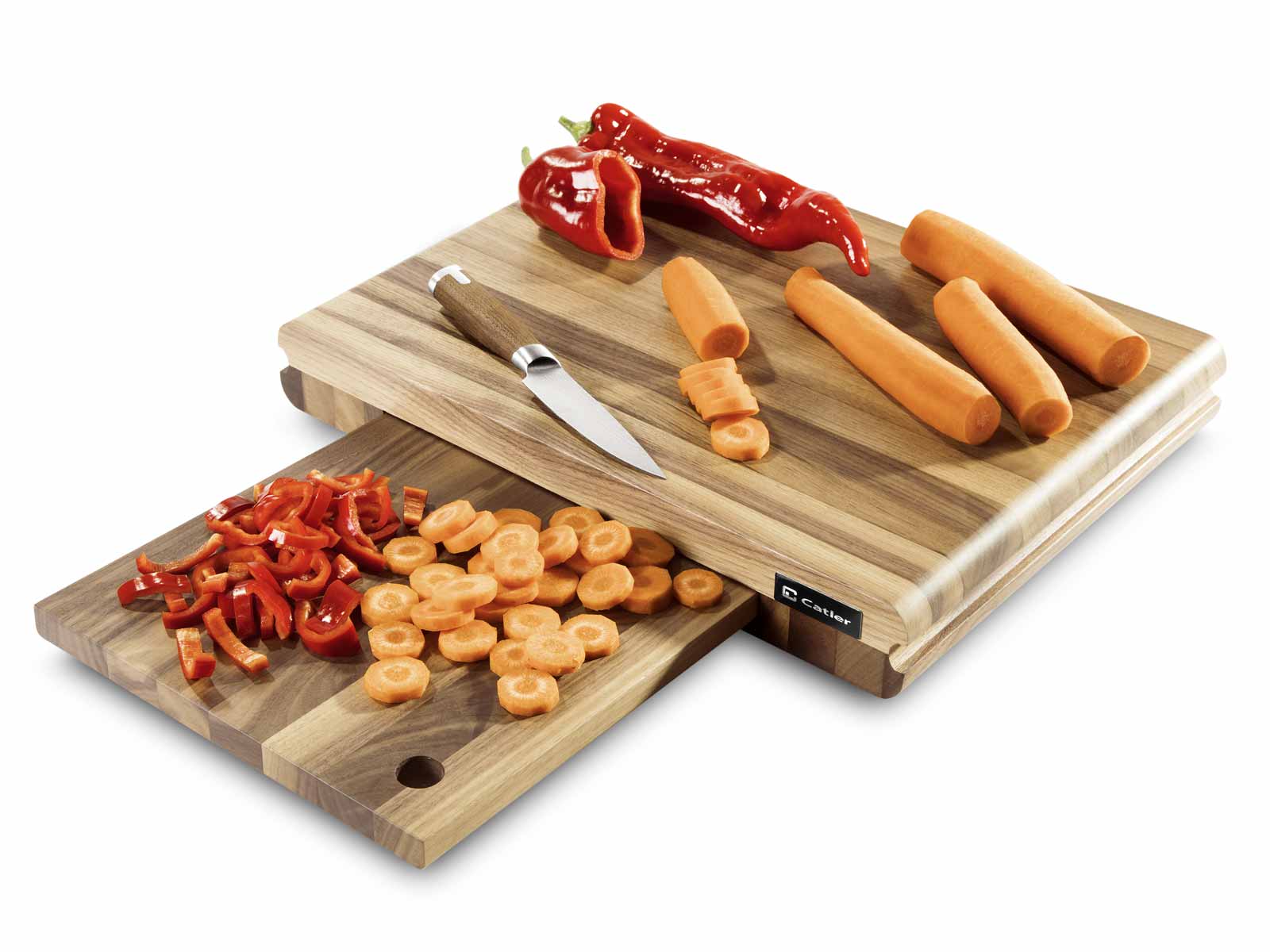 WITH A SLIDE-OUT CUTTING BOARD